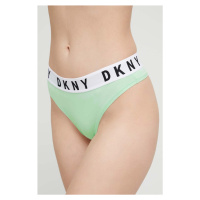 Tanga Dkny zelená barva, DK4529