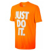 Tričko Nike Nike Solstice Just Do It Oranžová / Bílá