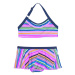 COLOR KIDS-Bikini W. Skirt - AOP, azure blue barevná