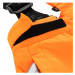Alpine Pro Aniko 5 Dětské lyžařské kalhoty KPAU239 neon pomeranč