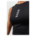 NEBBIA - Crop top tílko CONFIDENCE 476 (black) - NEBBIA