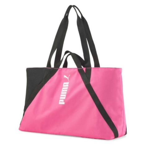 Puma AT ESS SHOPPER Sportovní taška, růžová, velikost