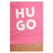Plavkové šortky HUGO růžová barva, 50510190