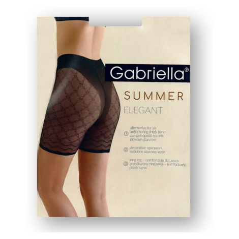 Gabriella Summer Elegant 988 20 den nero Šortky proti odíraní