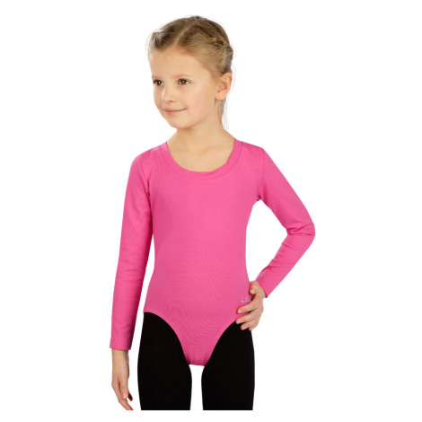 Dětský gymnastický dres Litex 5E257 dlouhý rukáv | bílá