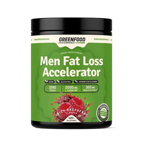 GreenFood Nutrition Performance Mens Fat Loss Accelerator Juicy raspberry 420g