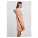 Ladies Organic Oversized Terry Hoody Dress - amber