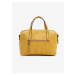 Žlutá vzorovaná velká kabelka s ozdobnou třásní Tamaris