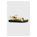 Sandály Teva Original Universal Tie-Dye dámské, žlutá barva, 1124231