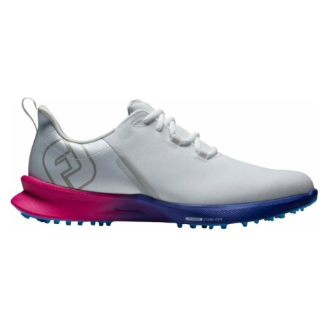 Footjoy FJ Fuel Sport Mens Golf Shoes White/Pink/Blue
