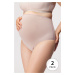 2PACK Těhotenské kalhotky Mama Belly vyšší Mitex