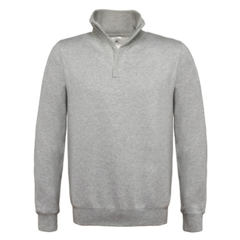 B&amp;C Unisex mikina přes hlavu WUI22 Heather Grey B&C