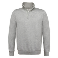 B&C Unisex mikina přes hlavu WUI22 Heather Grey