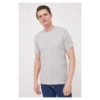 Bavlněné tričko Michael Kors 3-pack šedá barva