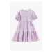 Koton Plain Lilac Girl's Tea-length Dress