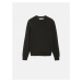 Svetr trussardi sweater roundneck wool cashmere blend černá