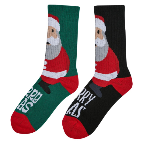 Vánoční ponožky Santa - 2-balení vícebarevné Urban Classics