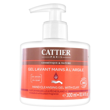 Cattier tekuté mýdlo s dávkovačem 300ml Druh: Mirabelle a Bílá Broskev CATTIER, Francie