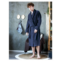 Bathrobe Key MGL 208 B22 M-2XL navy blue