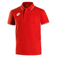 Lotto ELITE POLO SHIRT Juniorské polo tričko, červená, velikost