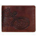 Lagen Pánská kožená peněženka 26535 motorka - hnědá
