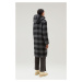 Kabát woolrich hooded long gentry coat černá