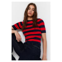 Trendyol Navy Blue Color Block Blouse