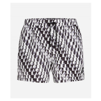 Plavky karl lagerfeld abstract aop short boardshorts černá