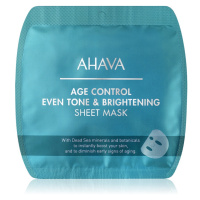 AHAVA Time To Smooth rozjasňující plátýnková maska proti vráskám 1 ks
