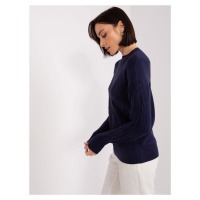 Sweter AT SW model 19040895 granatowy - FPrice