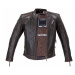 Kožená moto bunda W-TEC Embracer Vintage Dark Brown