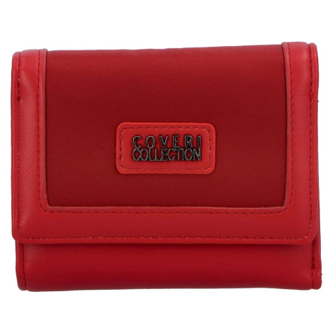 Menší dámská koženková peněženka Tadeo, červená Coveri
