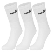 Puma SOCKS 3P Ponožky, bílá, velikost