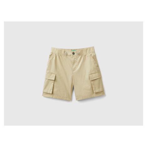 Benetton, Cargo Bermuda Shorts In Stretch Cotton United Colors of Benetton