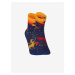 Modro-oranžové dětské veselé ponožky Dedoles Svět dinosaurů