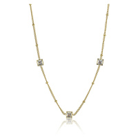 Emily Westwood Pozlacený náhrdelník s čirými zirkony Ana EWN23083G