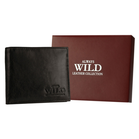 Pevná kožená pánská peněženka Wild