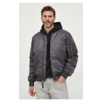 Bomber bunda Alpha Industries MA-1 VF 59 šedá barva, přechodná