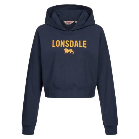 Lonsdale Women's hooded sweatshirt cropped oversized