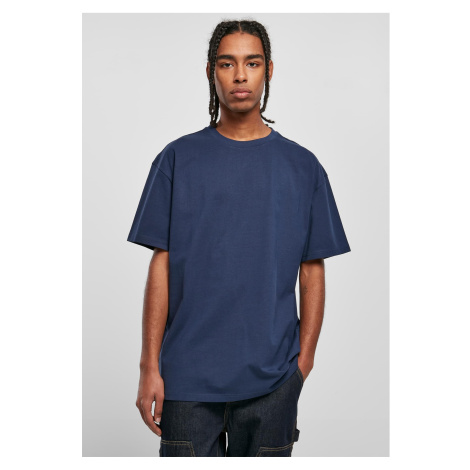 Těžké oversized tričko tmavě modré barvy