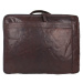 SPIKES & SPARROW Pánská kožená taška na notebook - batoh SPIKES & SPARROW 9953001 tmavě hnědá