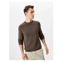 Koton Basic Sweater Knitwear High Collar Long Sleeve