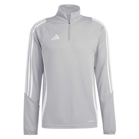 adidas TIRO24 TRAINING TOP Pánská mikina, šedá, velikost