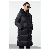 Trendyol Black Oversize Goose Down Water Repellent Long Puffer Jacket