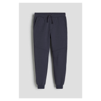 H & M - Kalhoty jogger z žerzejového úpletu interlock - šedá