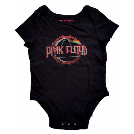 Pink Floyd kojenecké body tričko, Vintage DSOTM Seal, dětské RockOff