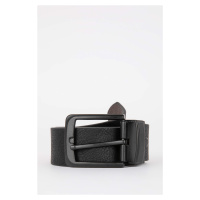 DEFACTO Men's Double-Sided Faux Leather Jean Belt