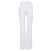 Trendyol White High Waist Wide Leg Jeans