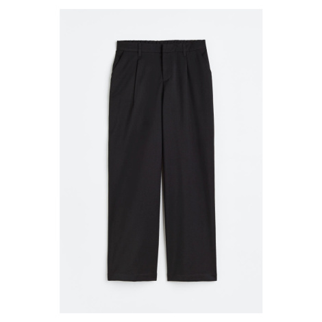 H & M - Elegantní kalhoty - černá H&M