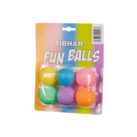 TIBHAR-Tibhar Funballs, x6, multicolor barevná